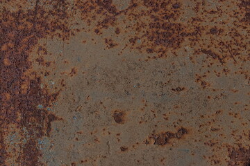 rusty iron. the metal surface is neglected. background image, texture.
