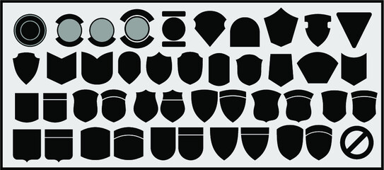 Templates for the design of stripes in the style of military and bikers