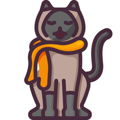 cat line icon