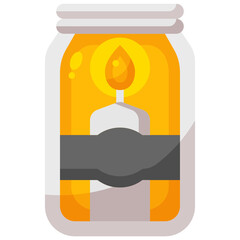 candle flat icon