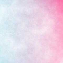 Gradient color blue and pink paper. Sky and cloud background.	