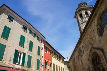 Fototapeta premium Church of San Giacomo Maggiore at Gavi, Monferrato