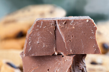 very sweet pieces of chocolate