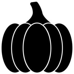 pumpkin solid icon