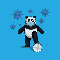 Panda soccer