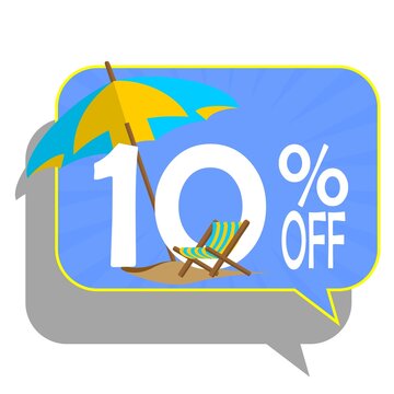 10% off promotion sale summer discount