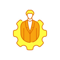 Human resourse sign. Sustainable Development Goals illustration.