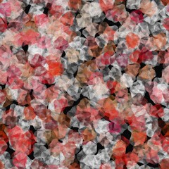 red and white stones