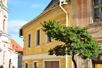 Fototapeta na wymiar Historic center of Kutna Hora. Central Bohemian Region, Czech Republic.