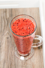 fresh fruit and berry smoothie