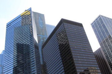 Fototapeta na wymiar City Chicago Skyline Buildings