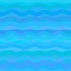 Fototapeta premium Abstract sea wallpaper of the surface. Cute background. Cold colors. Pattern with lines and waves. Multicolored texture. Decorative style. Dinamic texture
