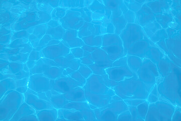  Sun glare on blue water