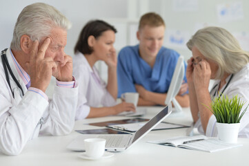 Fototapeta premium professional doctors working at hospital