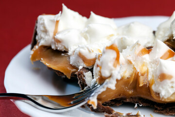 sweet dessert with dairy products