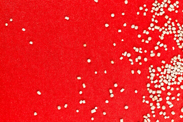 unpacked new medicines round in the form of balls