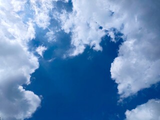 Obraz premium photo of sky and clouds in the morning.