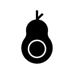 avocado icon or logo isolated sign symbol vector illustration - high quality black style vector icons
