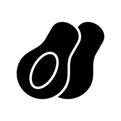 avocado icon or logo isolated sign symbol vector illustration - high quality black style vector icons
