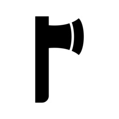 ax icon or logo isolated sign symbol vector illustration - high quality black style vector icons
