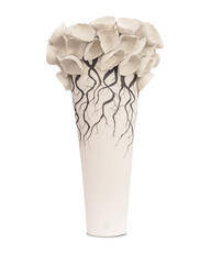 Decorative vase white ceramics interior
