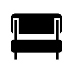 bench icon or logo isolated sign symbol vector illustration - high quality black style vector icons

