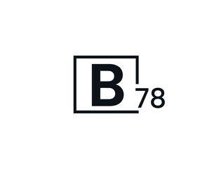 B78, 78B Initial letter logo