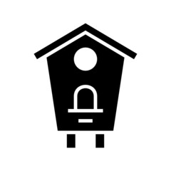 birdhouse icon or logo isolated sign symbol vector illustration - high quality black style vector icons
