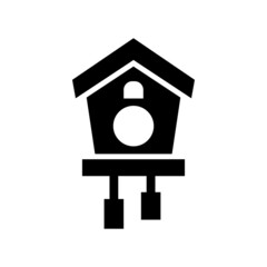 birdhouse icon or logo isolated sign symbol vector illustration - high quality black style vector icons
