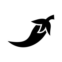 chili pepper icon or logo isolated sign symbol vector illustration - high quality black style vector icons
