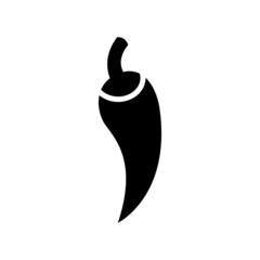 chili pepper icon or logo isolated sign symbol vector illustration - high quality black style vector icons
