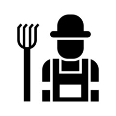 gardener icon or logo isolated sign symbol vector illustration - high quality black style vector icons
