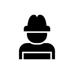 gardener icon or logo isolated sign symbol vector illustration - high quality black style vector icons
