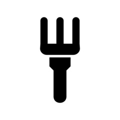 gardening fork icon or logo isolated sign symbol vector illustration - high quality black style vector icons
