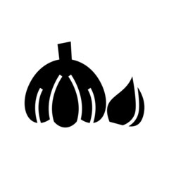 garlic icon or logo isolated sign symbol vector illustration - high quality black style vector icons
