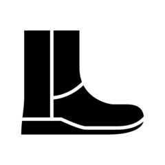 gumboots icon or logo isolated sign symbol vector illustration - high quality black style vector icons
