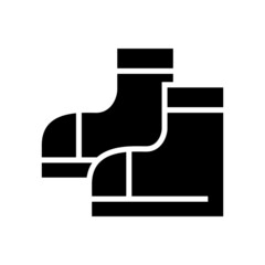 gumboots icon or logo isolated sign symbol vector illustration - high quality black style vector icons
