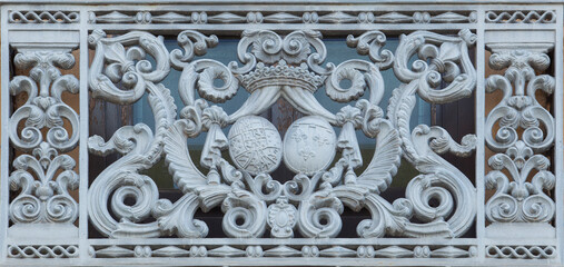 Palace of San Telmo facade, Seville, Spain