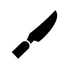 hunting knife icon or logo isolated sign symbol vector illustration - high quality black style vector icons
