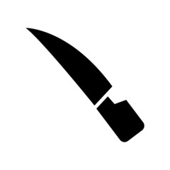 hunting knife icon or logo isolated sign symbol vector illustration - high quality black style vector icons
