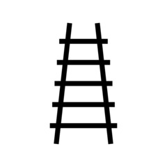 ladder icon or logo isolated sign symbol vector illustration - high quality black style vector icons
