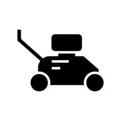 lawn mowe icon or logo isolated sign symbol vector illustration - high quality black style vector icons
