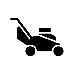 lawn mowe icon or logo isolated sign symbol vector illustration - high quality black style vector icons
