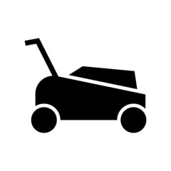 lawn mowe icon or logo isolated sign symbol vector illustration - high quality black style vector icons
