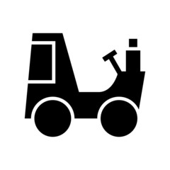 mini tractor icon or logo isolated sign symbol vector illustration - high quality black style vector icons
