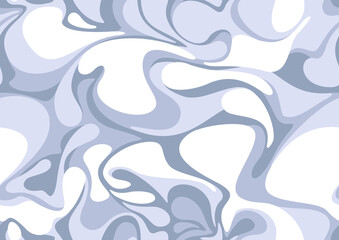 Marble camouflage texture seamless pattern. Abstract modern endless curve ornament for fabric and fashion textile print. Vector background.