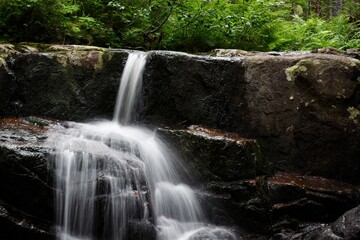Mountain waterfall in the Skuleskogens nationalpark