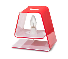 Modern table lamp plastic geometry