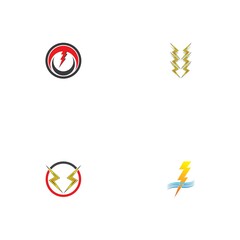 flash thunderbolt logo template