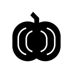 pumpkin icon or logo isolated sign symbol vector illustration - high quality black style vector icons

